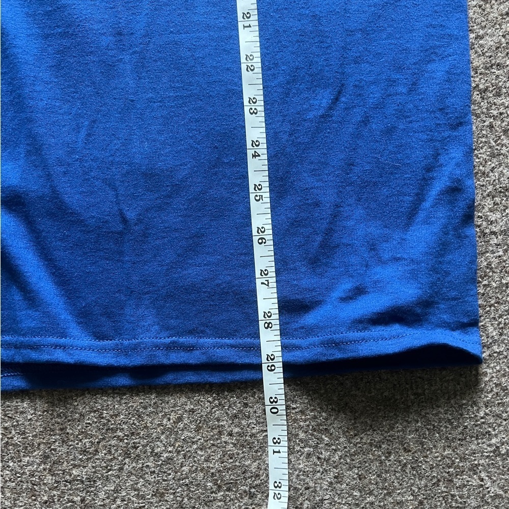 New York Rangers Stanley Cup Champion NHL Majestic Blue T-Shirt Men Size Medium - Picture 9 of 11